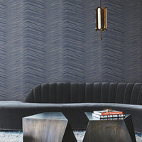 Glistening Chevron Paper Wallpaper Wallpaper Candice Olson   