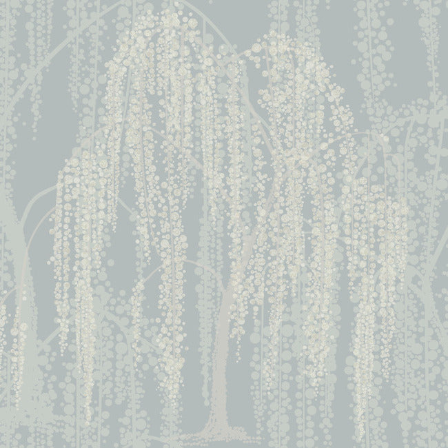 Willow Glow Wallpaper Wallpaper Candice Olson Double Roll Smokey Blue 