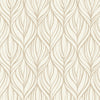 Palma Wallpaper Wallpaper Candice Olson Double Roll White/Gold 