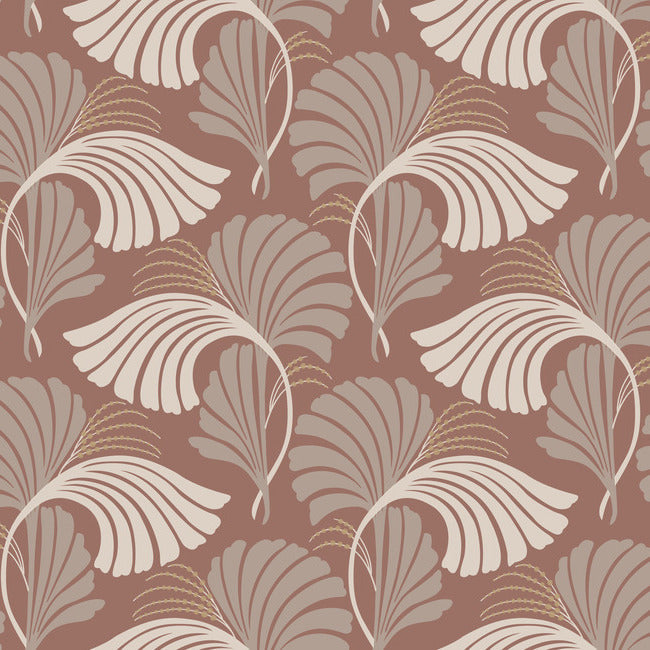 Dancing Leaves Wallpaper Wallpaper Candice Olson Double Roll Clay 