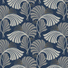 Dancing Leaves Wallpaper Wallpaper Candice Olson Double Roll Navy 