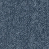 Fabric Chevron Wallpaper Wallpaper 750 Home Double Roll Navy 