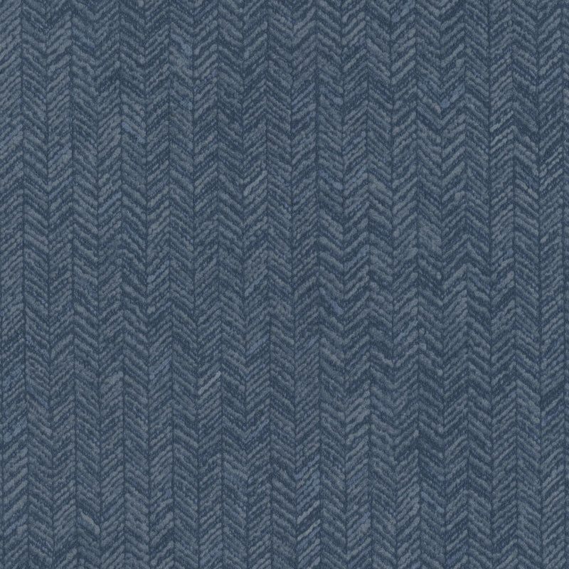 Fabric Chevron Wallpaper Wallpaper 750 Home Double Roll Navy 