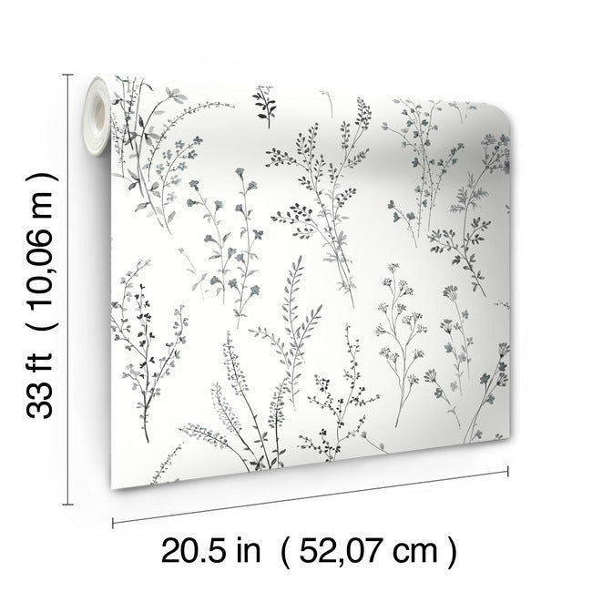 Wildflower Sprigs Wallpaper Wallpaper York   