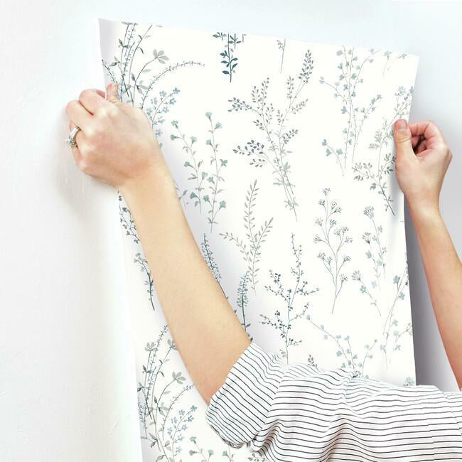 Wildflower Sprigs Wallpaper Wallpaper York   