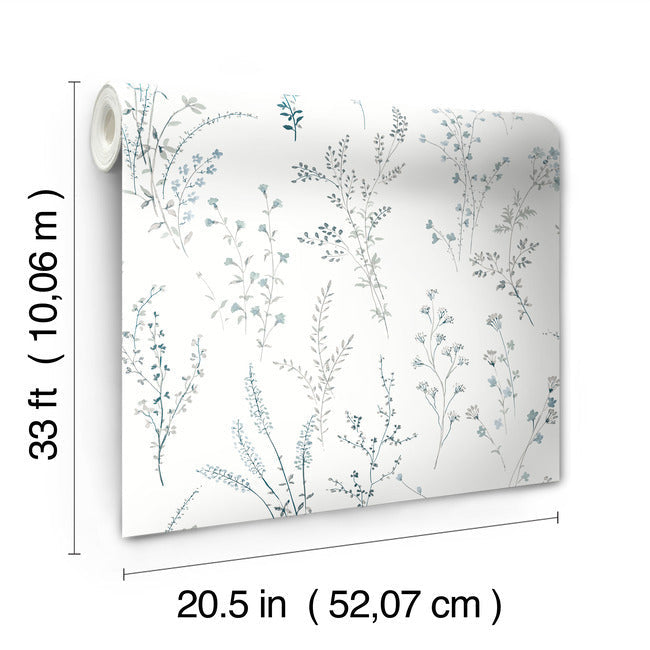Wildflower Sprigs Wallpaper Wallpaper York   