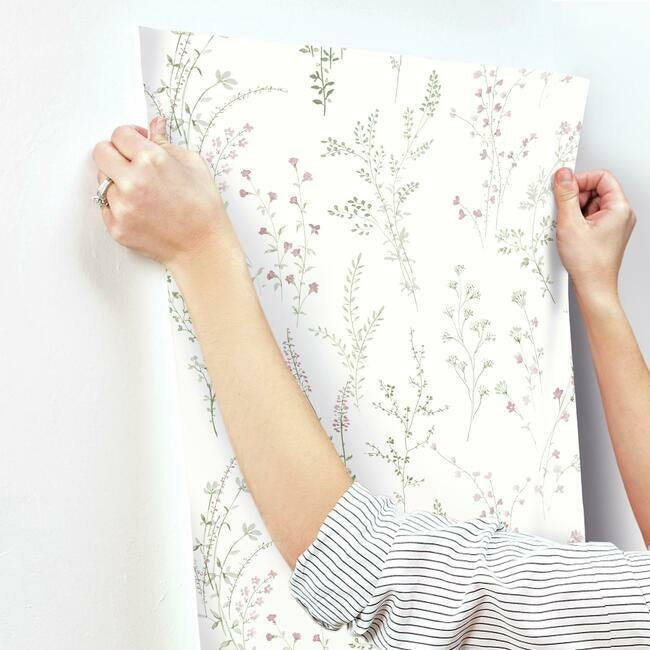 Wildflower Sprigs Wallpaper Wallpaper York   