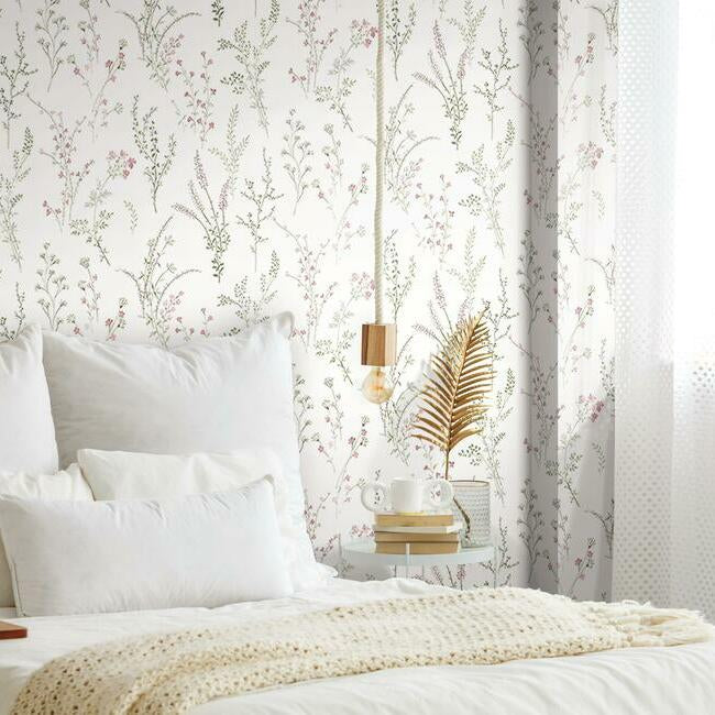Wildflower Sprigs Wallpaper Wallpaper York   