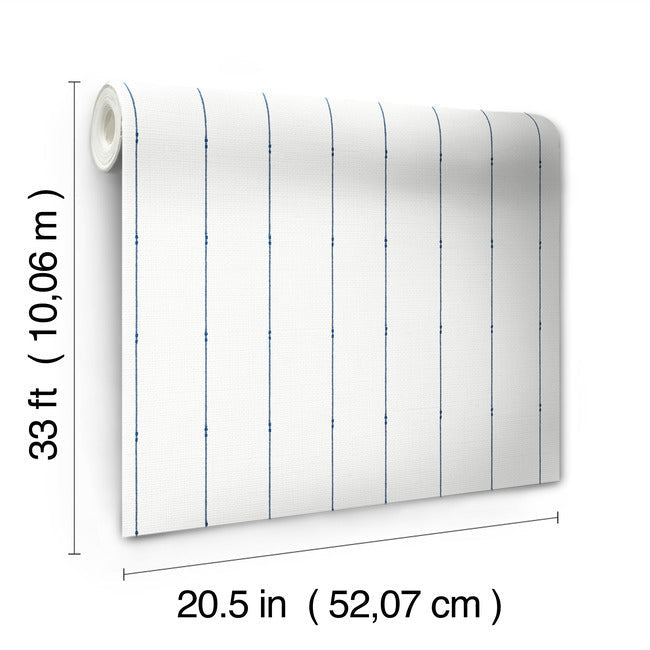 In Stitches Stripe Wallpaper Wallpaper York   