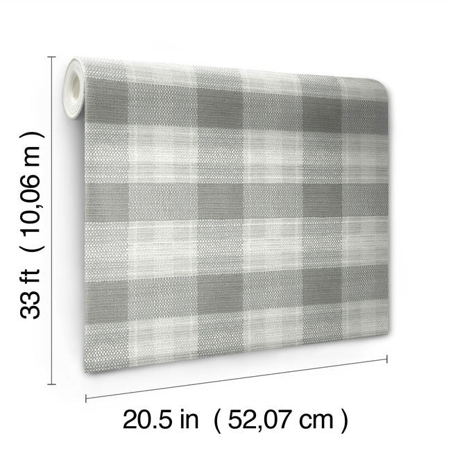 Woven Buffalo Check Wallpaper Wallpaper York   