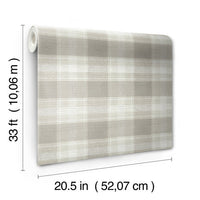 Woven Buffalo Check Wallpaper Wallpaper York   