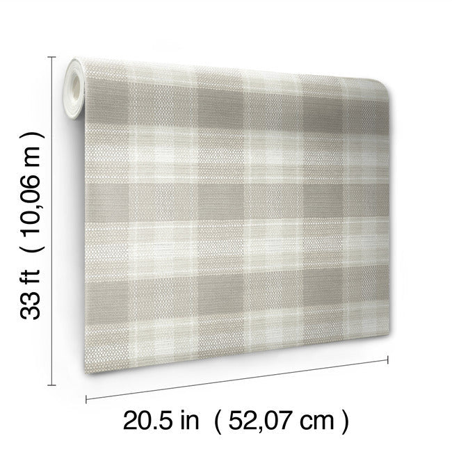 Woven Buffalo Check Wallpaper Wallpaper York   