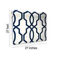 Hourglass Trellis Unpasted Wallpaper Wallpaper York   