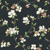 Dogwood Sure Strip Wallpaper Wallpaper York Double Roll Black 