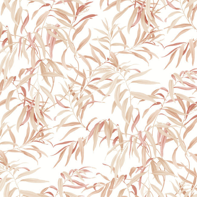 Willow Grove Wallpaper Wallpaper York Double Roll Clay 