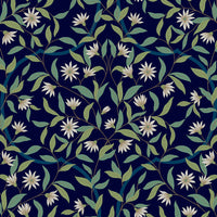 Jasmine Wallpaper Wallpaper York Double Roll Indigo 