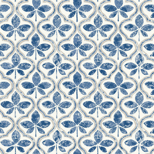 Sevilla Wallpaper Wallpaper York Double Roll Cobalt 