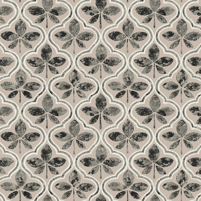 Sevilla Wallpaper Wallpaper York Double Roll Onyx 
