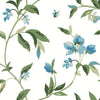 Springtime Wallpaper Wallpaper York Double Roll Cotton/Peacock 