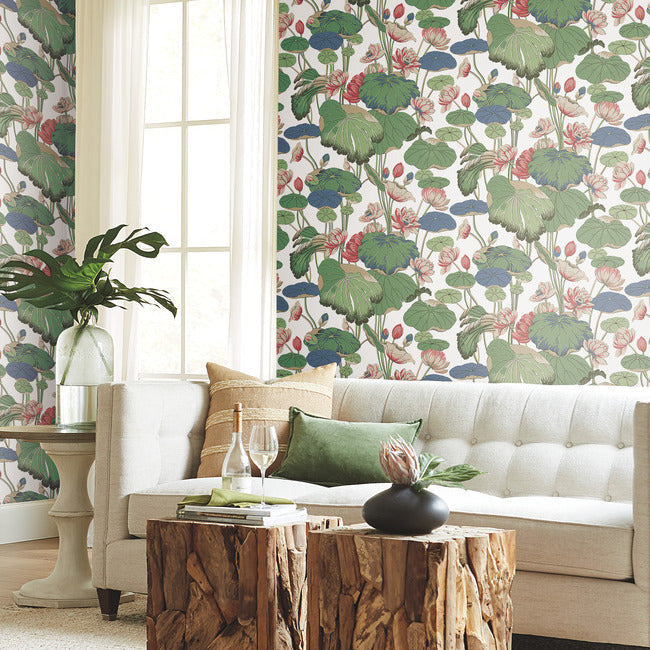Lotus Pond Wallpaper Wallpaper York   