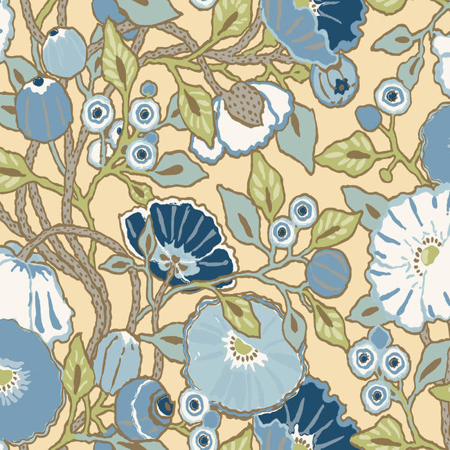 Vincent Poppies Wallpaper Wallpaper York Double Roll Sunflower 