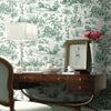 Seasons Toile Wallpaper Wallpaper York   