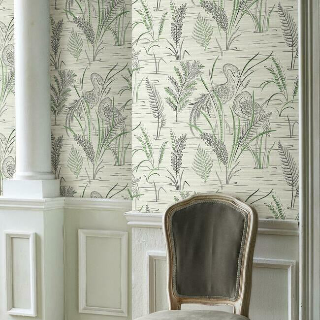 Fernwater Cranes Wallpaper Wallpaper York   