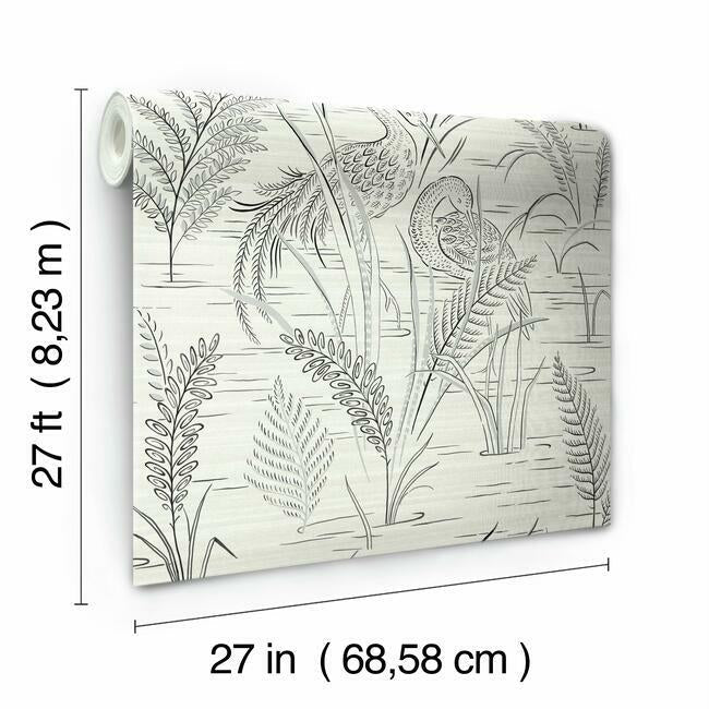 Fernwater Cranes Wallpaper Wallpaper York   