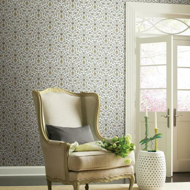 Vintage Blooms Wallpaper Wallpaper York   