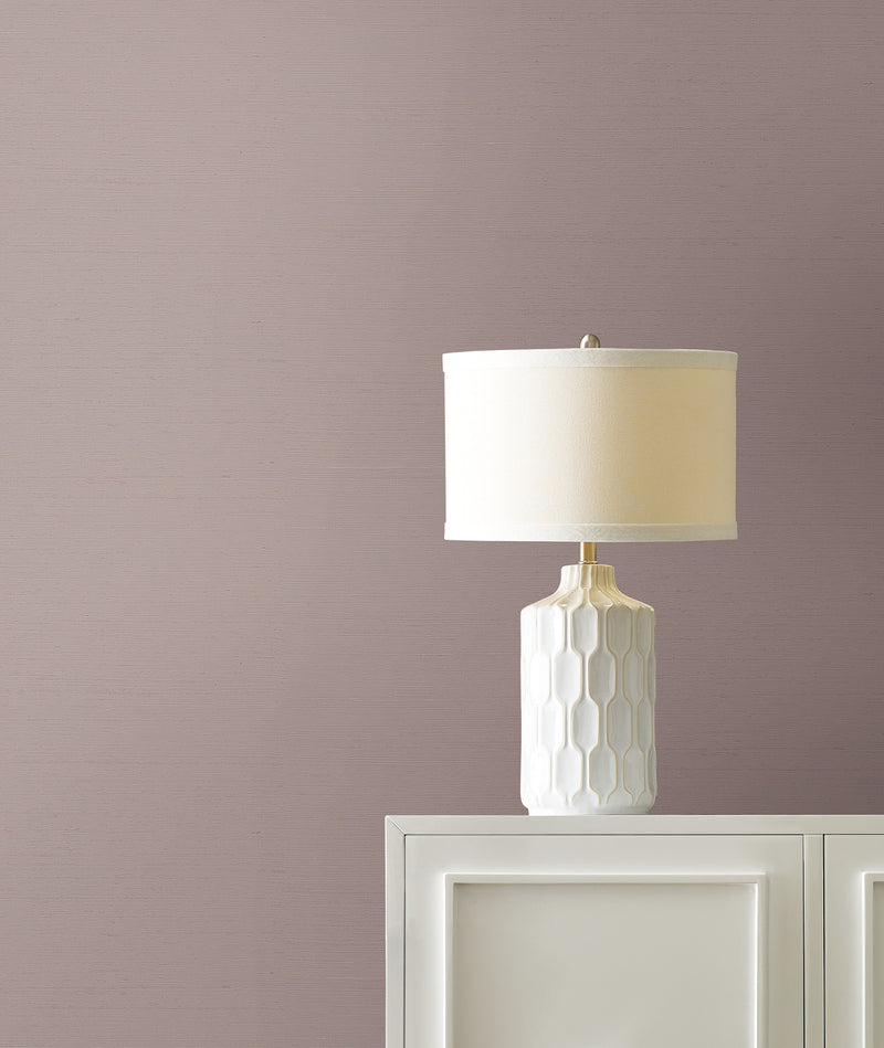 Maguey Mauve Sisal Wallpaper Wallpaper York   