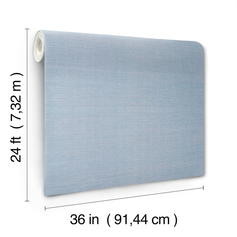Maguey Cornflower Sisal Wallpaper Wallpaper York   