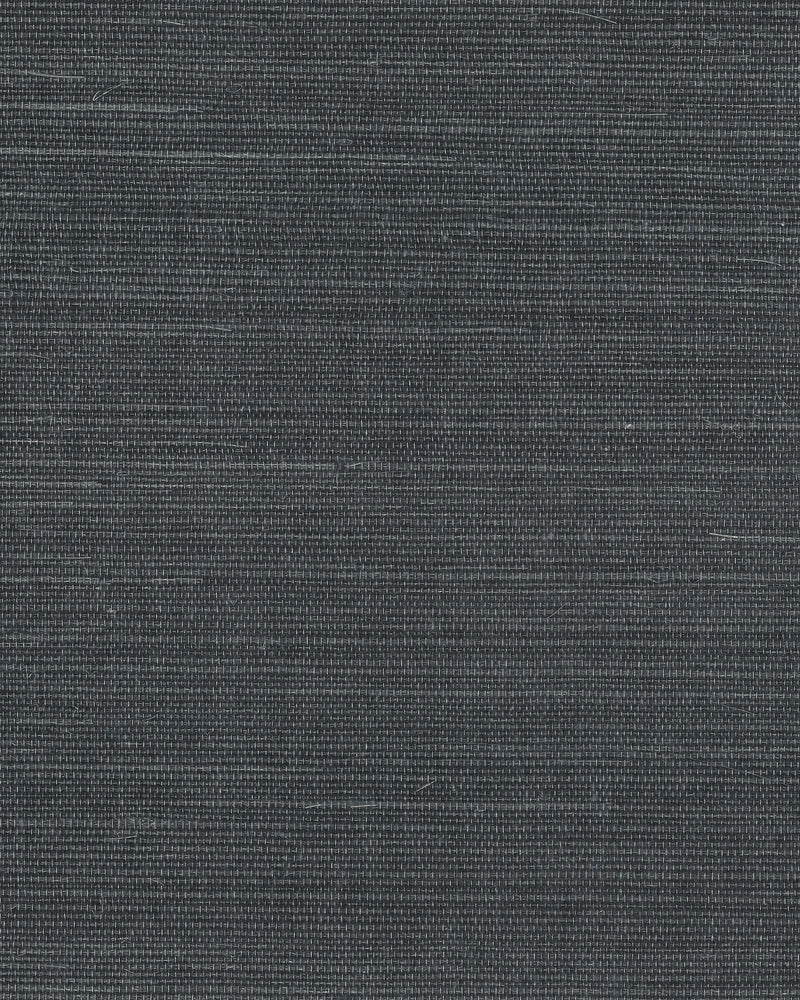 Maguey Gunmetal Sisal Wallpaper Wallpaper York Yard Gunmetal 