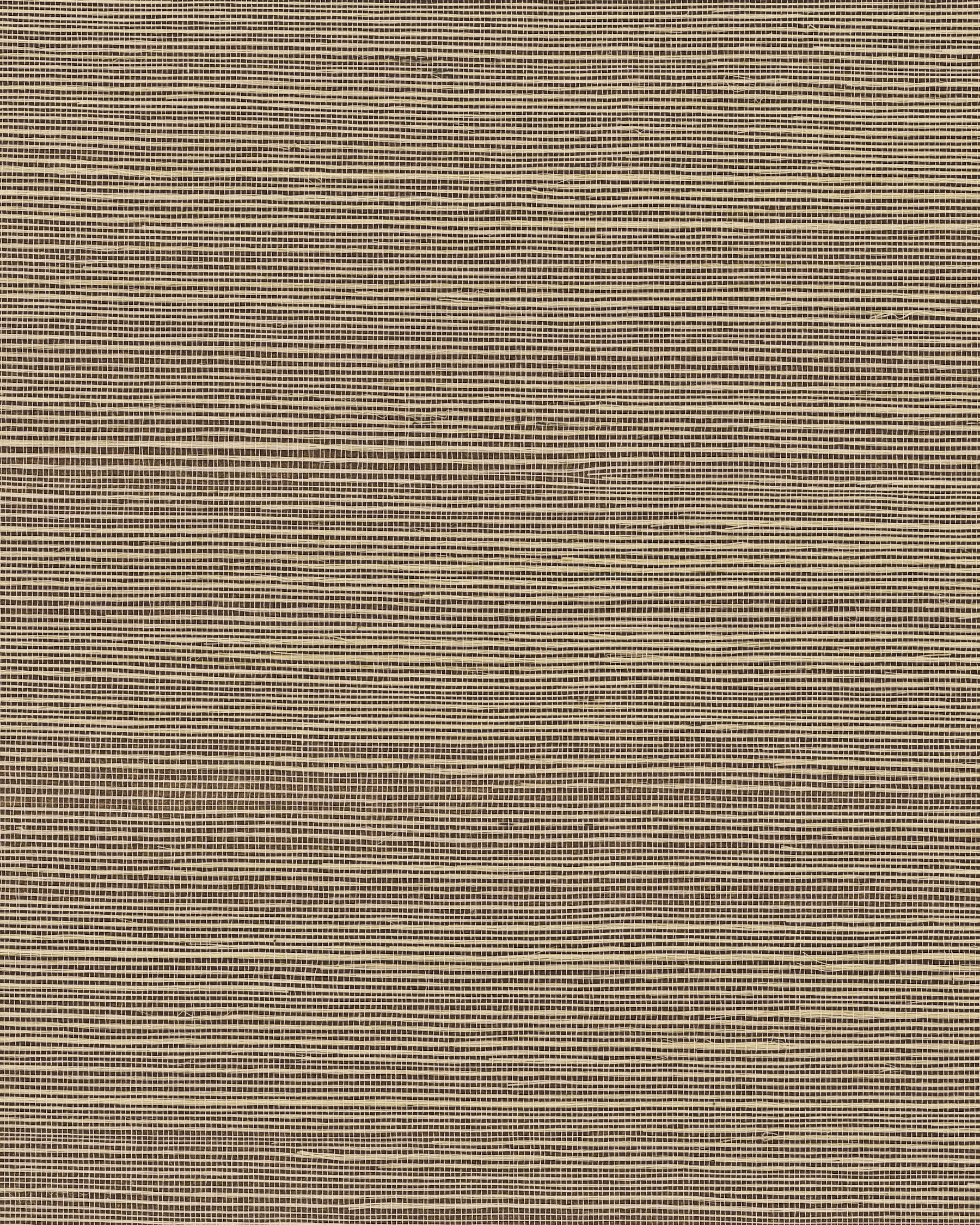 Maguey Black and Taupe Sisal Wallpaper Wallpaper York Yard Black and Taupe 