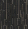 Inlay Line Wallpaper Wallpaper Ronald Redding Designs Yard Black 