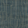 Inlay Line Wallpaper Wallpaper Ronald Redding Designs Yard Peacock 