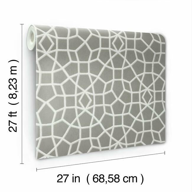 Sculptural Web Wallpaper Wallpaper Ronald Redding Designs   