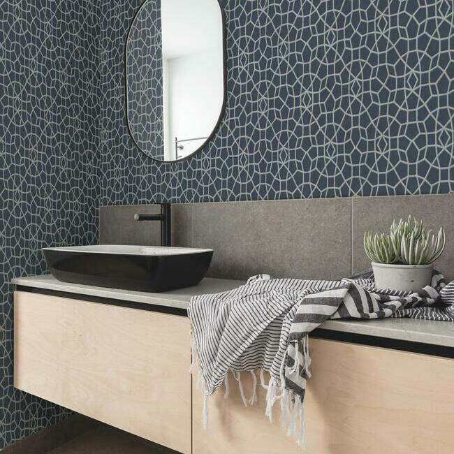 Sculptural Web Wallpaper Wallpaper Ronald Redding Designs   