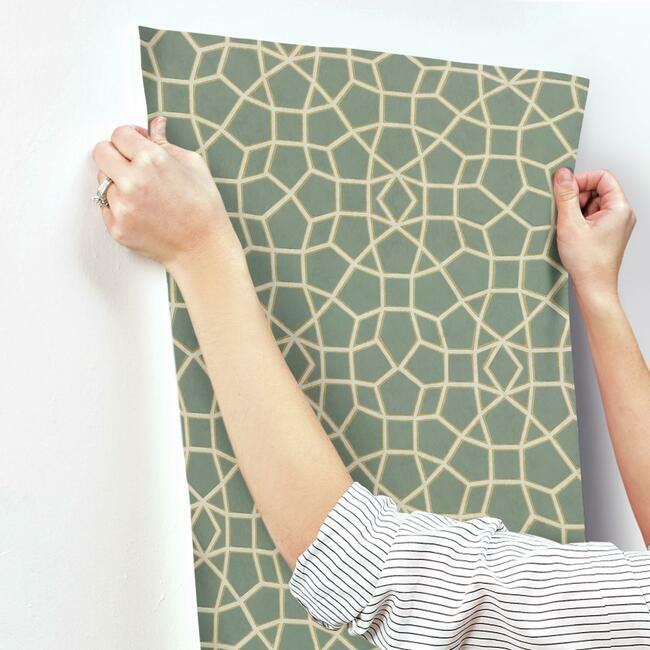 Sculptural Web Wallpaper Wallpaper Ronald Redding Designs   