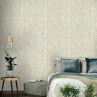 Tribal Print Wallpaper Wallpaper Ronald Redding Designs   