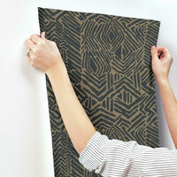 Tribal Print Wallpaper Wallpaper Ronald Redding Designs   