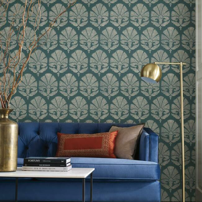 Ottoman Fans Wallpaper Wallpaper Ronald Redding Designs   