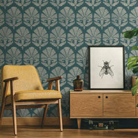 Ottoman Fans Wallpaper Wallpaper Ronald Redding Designs   