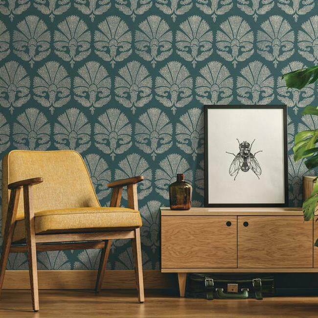 Ottoman Fans Wallpaper Wallpaper Ronald Redding Designs   