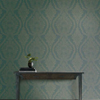 Heritage Damask Wallpaper Wallpaper Ronald Redding Designs   