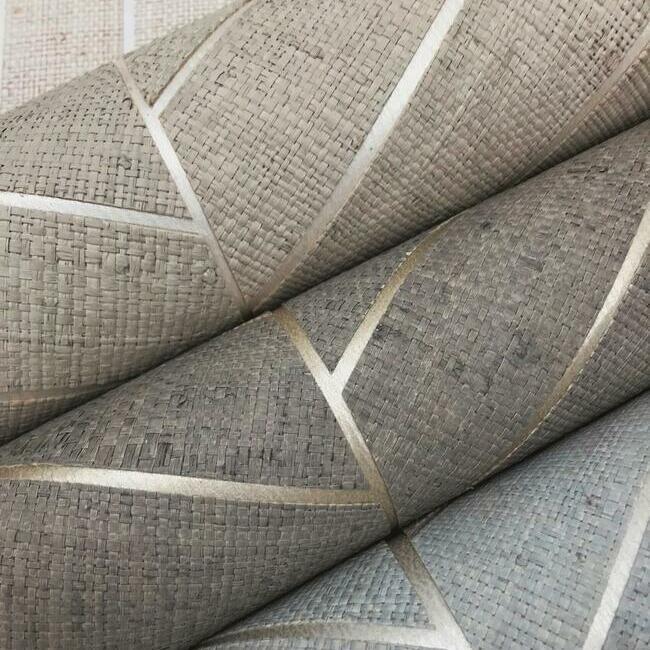 Atelier Herringbone Wallpaper Wallpaper Ronald Redding Designs   