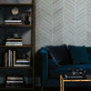 Atelier Herringbone Wallpaper Wallpaper Ronald Redding Designs   