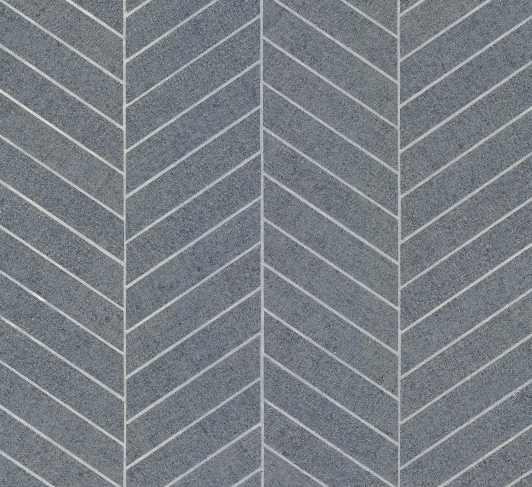 Atelier Herringbone Wallpaper Wallpaper Ronald Redding Designs Yard Steel Blue 