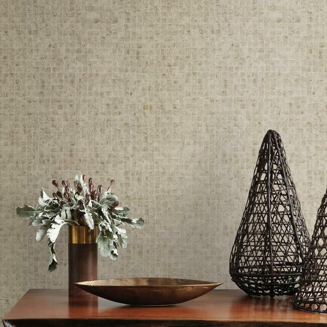 Leather Lux Wallpaper Wallpaper Ronald Redding Designs   