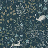 Aspen Wallpaper Wallpaper Ronald Redding Designs Double Roll Indigo 