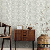Lotus Palm Wallpaper Wallpaper Ronald Redding Designs   